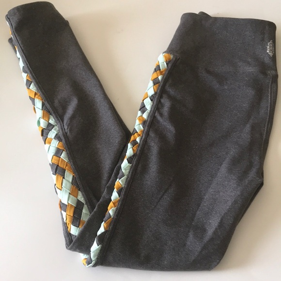 Free People Pants - free people braided-detail active leggings size M